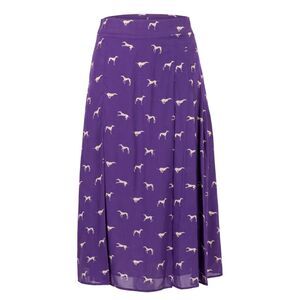 Trussardi Jeans Purple Viscose Women Women's Skirt